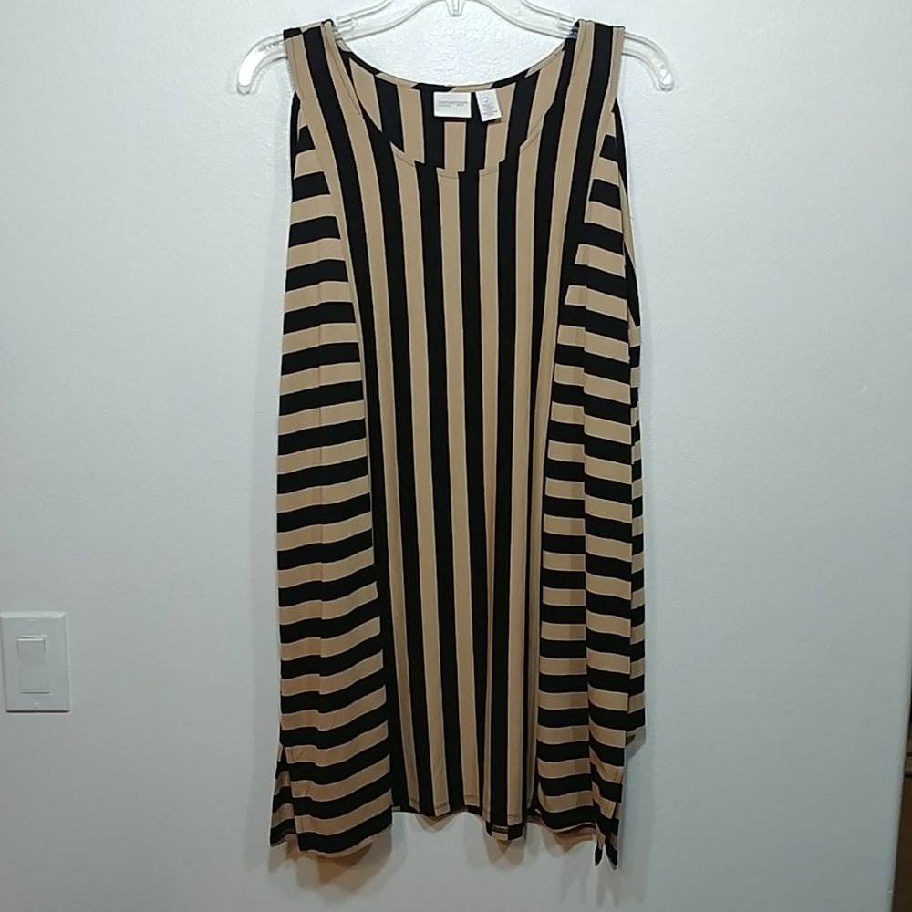 Chico's Zenergy Tandy Cold Shoulder Tunic Size Lg